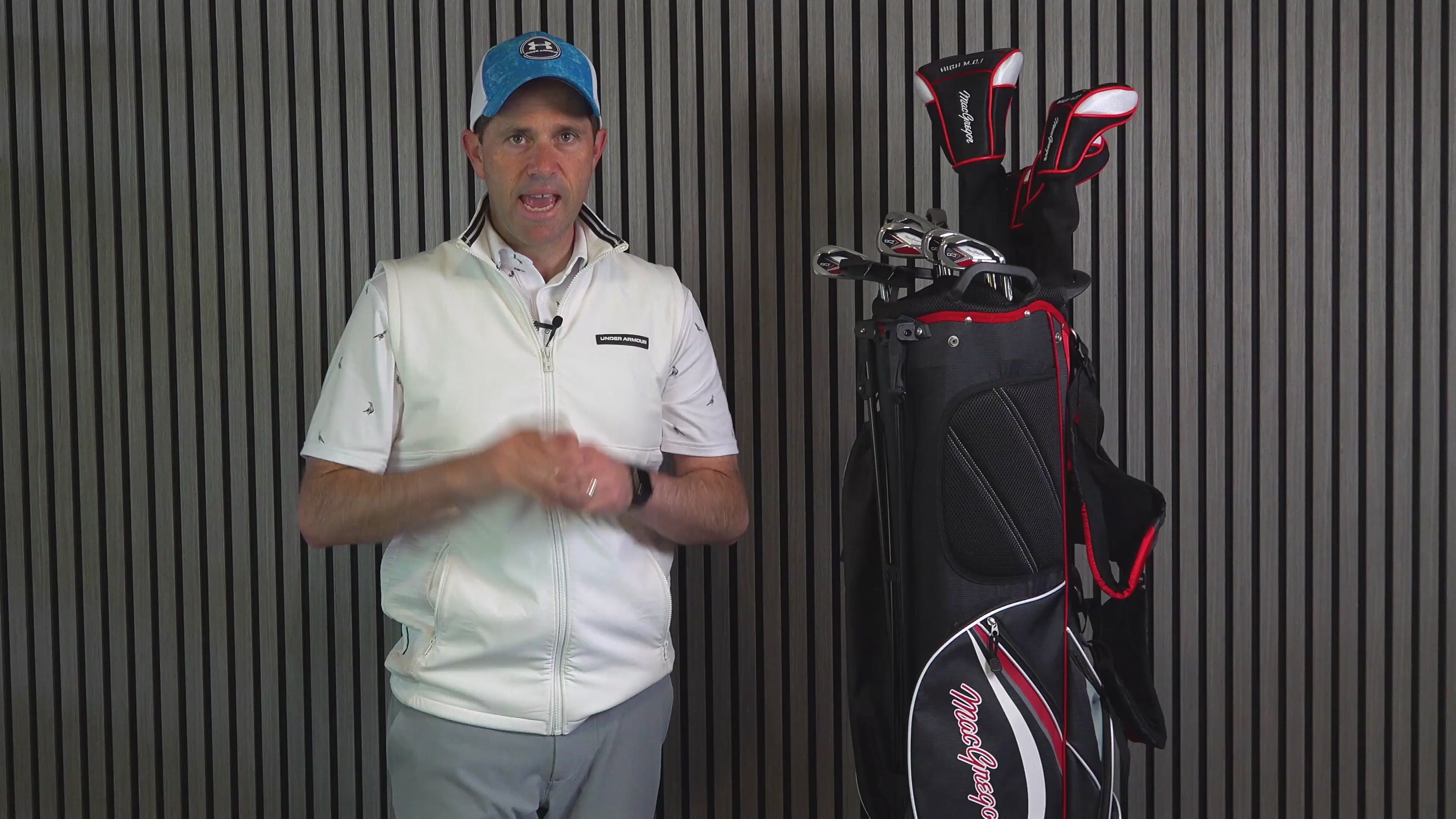 MacGregor Golf DCT4000 Golf Clubs Set with Bag, Mens Left Hand (12 Clubs / 16 Pieces)